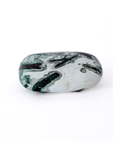 Malachite in White Agate