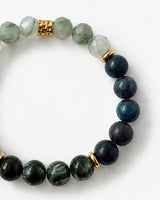 Seraphinite · Ruby in Kyanite · Ice Mountain Jade Crystal Bracelet - Anchored Magic