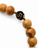 Palo Santo · Black Tourmaline · Moss Agate · Rose Quartz Bracelet - Rooted Wanderer