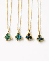 Abalone Butterfly Necklace