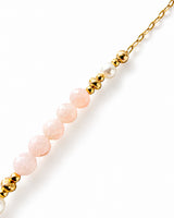 Pink Opal + Pearl Cameo Necklace