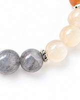 Iolite · Champagne Moonstone · Peach Moonstone Crystal Bracelet - Charmed