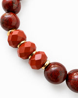 Sunstone · Tiger Iron · Red Jasper Crystal Bracelet - Desire