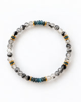 Tourmalinated Quartz · Faceted Kyanite Crystal Bracelet - Energetic Integrity