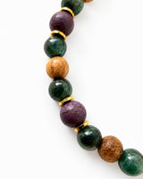 Sandalwood · Purpurite · Kyanite Bracelet - Grounded Goddess