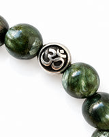 Seraphinite · Lepidolite · Petroleum Quartz Crystal Bracelet - Heaven Sent