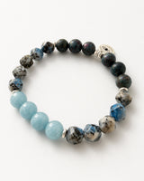 Aquamarine · K2 · Ruby in Kyanite Bracelet - Initiated Flame