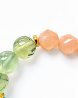 Amazonite · Prehnite · Peach Aventurine Crystal Bracelet - Joyful Living