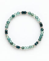 Blue Zircon · Blue Kyanite Crystal Bracelet - Lucidity