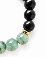 Green Phantom Quartz · Burma Jade · Dark Green Jade Crystal Bracelet - Lucky One