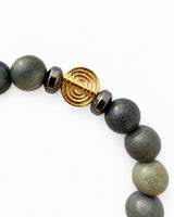 Thunder Jasper · Hematite Crystal Bracelet - Medicine Wheel
