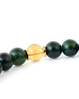 Emerald · Malachite · Burma Jade · Citrine Crystal Bracelet - Money Magnet