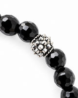 Onyx · Black Tourmaline Crystal Bracelet - Noir