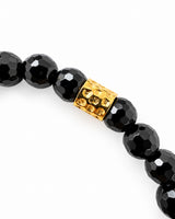 Onyx · Black Tourmaline Crystal Bracelet - Noir