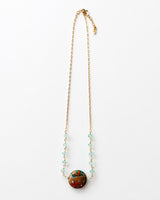 Ocean Jasper + Aquamarine Necklace