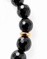 Onyx · Blue Lace Agate · Amethyst Crystal Bracelet - Peace Between