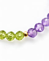 Peridot · Amethyst Crystal Bracelet - Rise Above