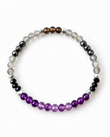Amethyst · Black Tourmaline · Labradorite · Hematite · Smoky Quartz Crystal Bracelet - Sovereign Empath