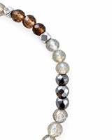 Amethyst · Black Tourmaline · Labradorite · Hematite · Smoky Quartz Crystal Bracelet - Sovereign Empath