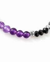 Amethyst · Black Tourmaline · Labradorite · Hematite · Smoky Quartz Crystal Bracelet - Sovereign Empath