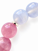Amethyst · Kunzite · Blue Lace Agate · Clear Quartz Crystal Bracelet - The Elaine