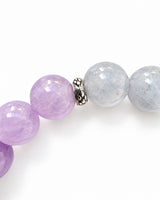 Tibetan Tektite · Lavender Amethyst · Iolite · Smoky Quartz Crystal Bracelet - The Sarah W