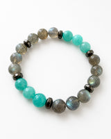 Amazonite · Labradorite Bracelet - The True Leader