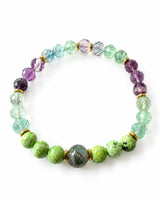 Labradorite · Varacite · Fluorite Crystal Bracelet - Wayfinder