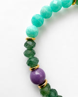 Phosphosiderite · Green Garnet · Amazonite · Green Aventurine Crystal Bracelet - Wild Soul