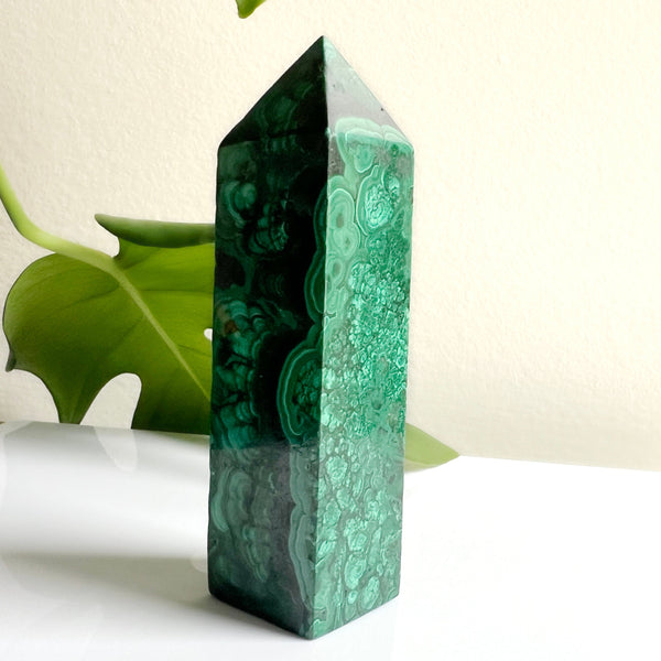 Malachite Tower | High Vibe Crystals