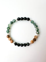 Sandalwood · Onyx · Black Tourmaline · Moss Agate - Return to Gaia