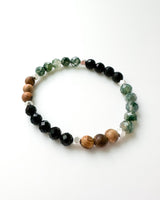 Sandalwood · Onyx · Black Tourmaline · Moss Agate - Return to Gaia