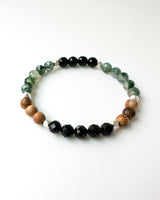 Sandalwood · Onyx · Black Tourmaline · Moss Agate - Return to Gaia