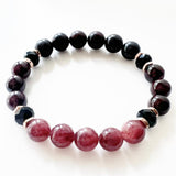 Quartz · Garnet · Tourmaline · Crystal Bracelet - Sexy AF