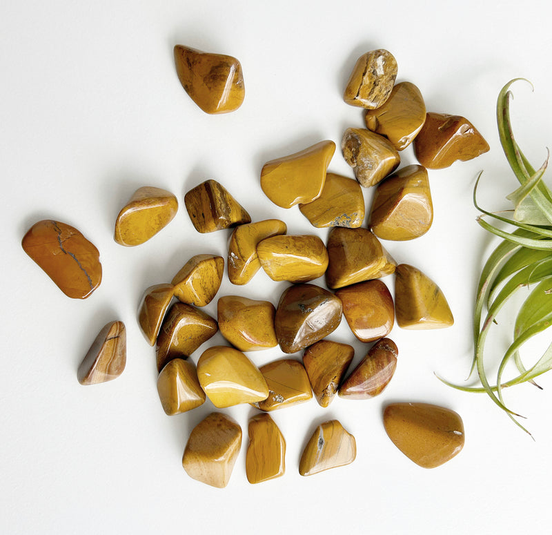 Yellow Jasper - Tumbled | Ethically Sourced | High Vibe Crystals