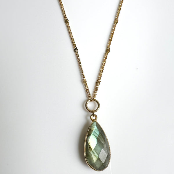 Labradorite Crystal Necklace