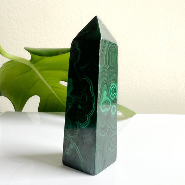 Malachite Tower | High Vibe Crystals