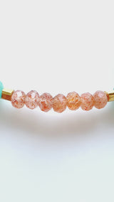 Amazonite · Sunstone  Crystal Bracelet - True Courage