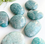 Amazonite Palm Stones | High-vibe crystals