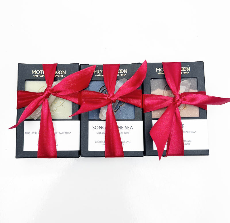 Lemurian Quartz + Handcrafted Soap Holiday Bundle