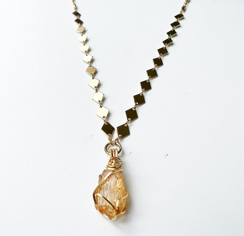 Imperial Topaz Necklace