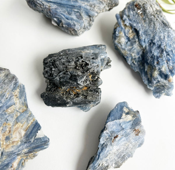 raw blue kyanite