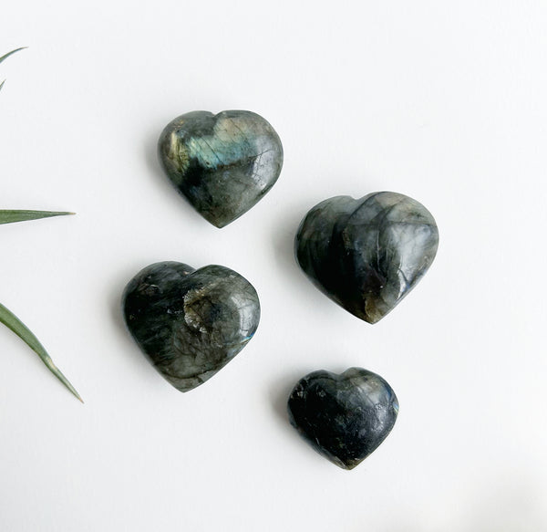 Labradorite Heart - High Vibe Crystals
